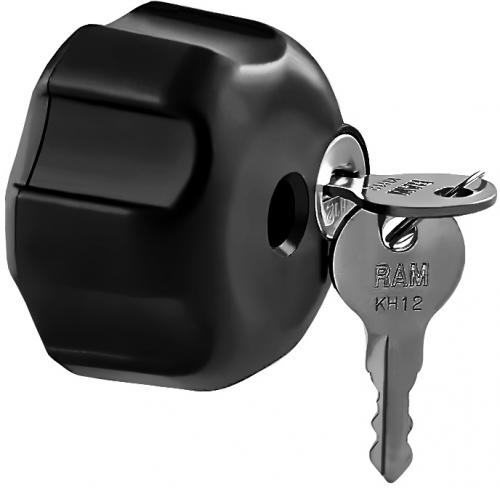 RAM MOUNTS KNOB W/ LOCK BRASS HOLE B SIZE