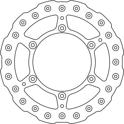 FERODO FMD0263MXR FIXED BRAKE DISC