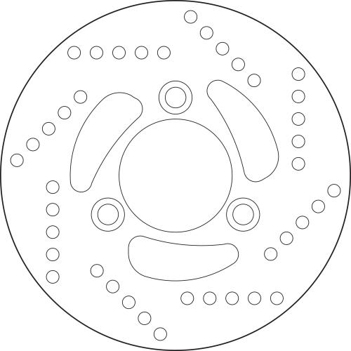 Brembo Serie Oro Fixed Brake Disc 180 mm – 68B40714