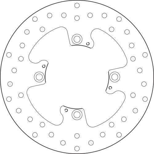 BREMBO BRAKE DISC, 68B407N6