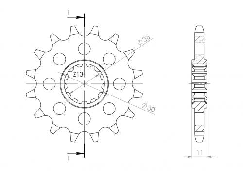 SUPERSPROX SUPERSPROX FRONT 17T, 525 SU1159117