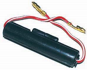 ELECTRICAL BLACK PLASTIC FUSE HOLDER (10 PER CARD)