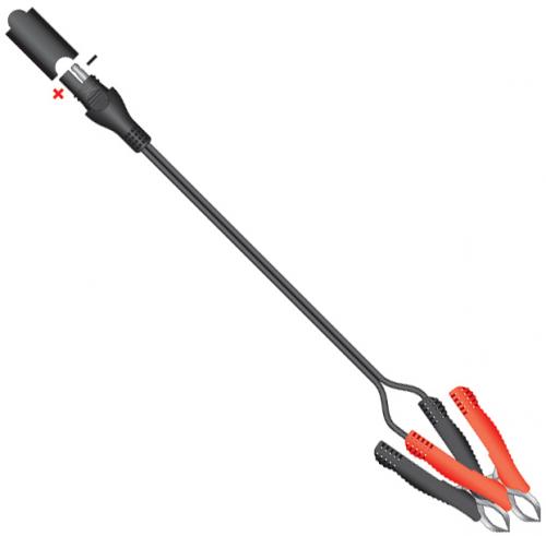 TECMATE O-4 SAE BATTERY CLAMP LEAD OPTIMATE - ACU201