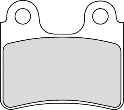 FERODO FDB2109P BRAKE PADS ORGANIC