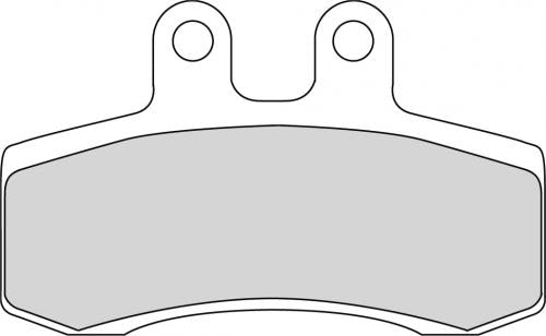 FERODO FDB782P BRAKE PADS ORGANIC