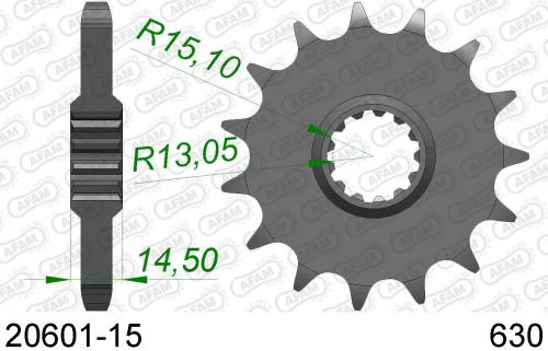 AFAM FRONT 15T, 630 AF12060115