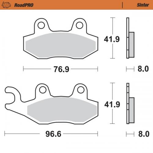 MOTO MASTER 401303, BRAKE PADS SINTER