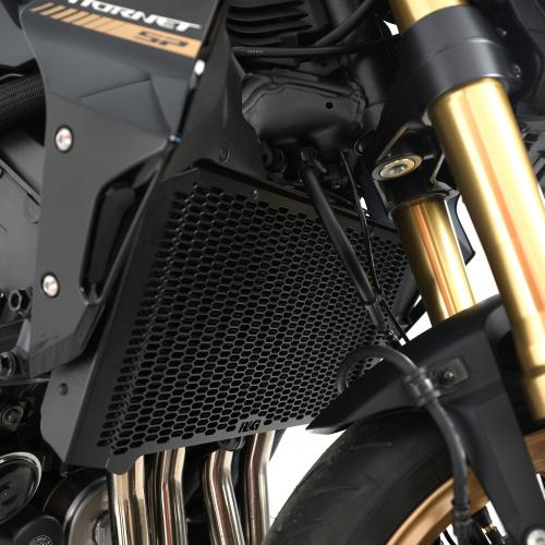 R&G PRO RADIATOR GUARD BLACK RGRAD0368PROBK