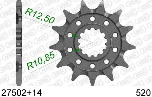 AFAM FRONT 14T, 520 AF12750214S