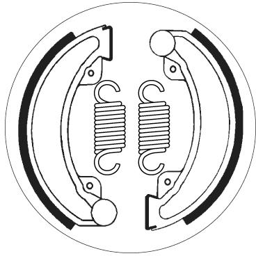 SBS 2030 BRAKE SHOES
