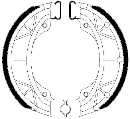 FERODO FSB704A BRAKE SHOES