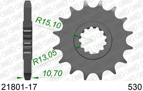 AFAM FRONT 17T, 530 AF12180117