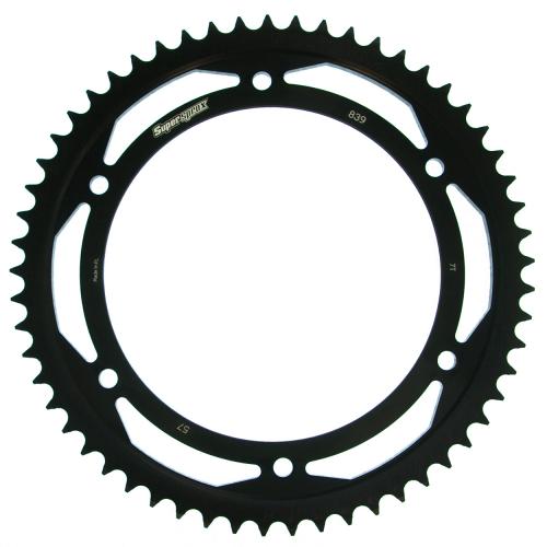 Supersprox steel rear sprocket 57T 428 pitch Black WR 125 2009–2015 RFE-839:57-BLK