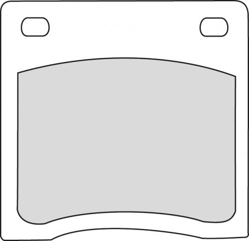FERODO FDB151P BRAKE PADS ORGANIC