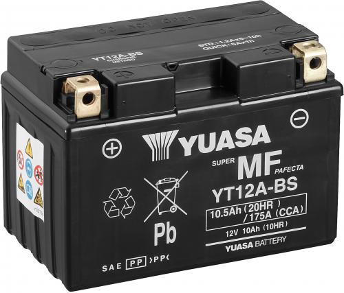 YUASA YT12A-BS YUASA BATTERY & ACID PACK