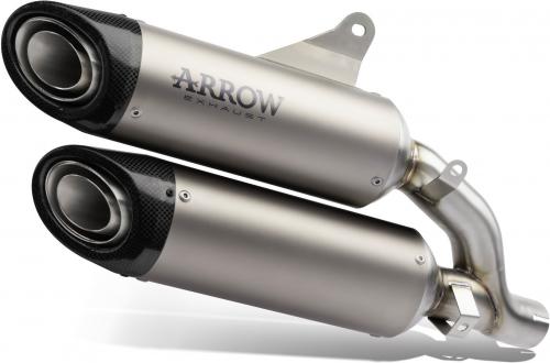 ARROW PRO-RACE TITANIUM DARK, CARB END CAP EEC