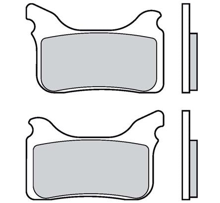 Brembo SX Sintered Brake Pads for Aprilia / Husaberg / KTM – 07GR75SX
