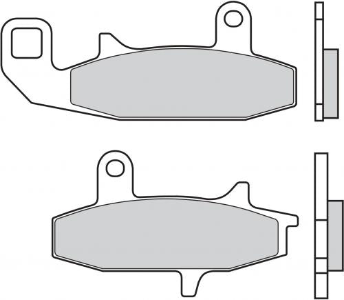 Brembo TT Carbon-Ceramic Brake Pads for Suzuki DR 650 / DR 650 R & More – 07SU15TT