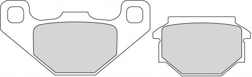 FERODO FDB828P BRAKE PADS ORGANIC