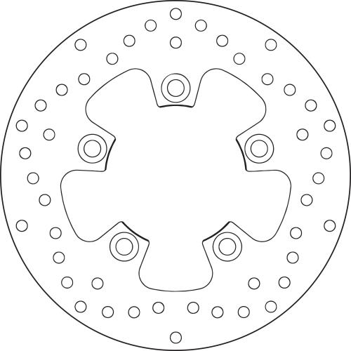 Brembo Serie Oro Fixed Brake Disc 220 mm – 68B407F9