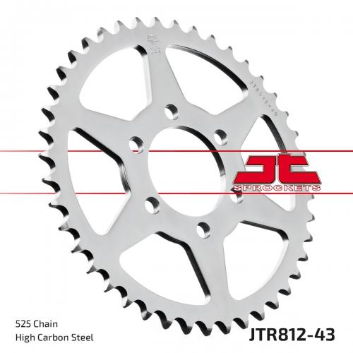 JT SPROCKETS REAR STEEL 43T, 525 JTR081243