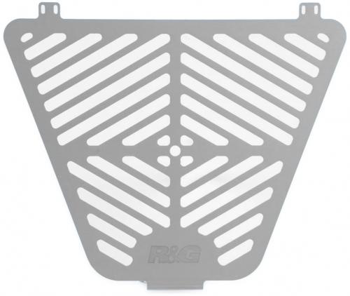 R&G OIL COOLER GUARD, BRUSHED ALUMINUM 41585192