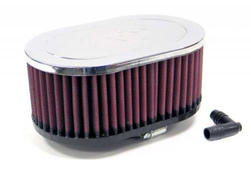 K&N UNIVERSAL FILTER CHROME RA-077V