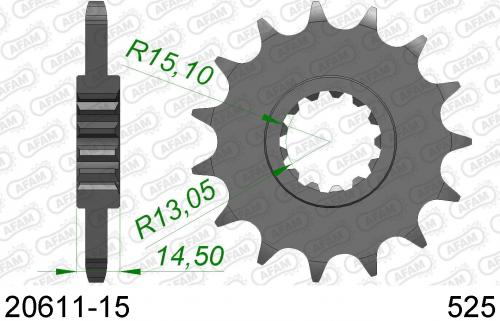 AFAM FRONT 15T, 525 AF12061115