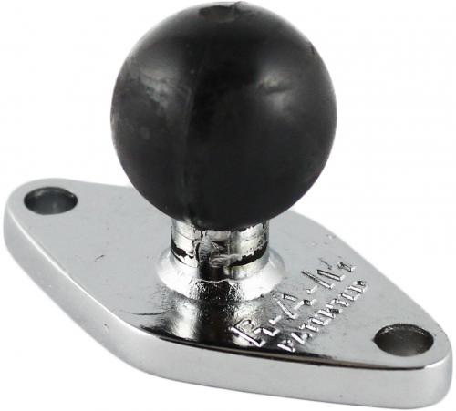 RAM MOUNTS CHROME RAM 2 7/16" X 1 5/16" BASE W BALL