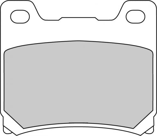 FERODO FDB337EF BRAKE PADS ORGANIC