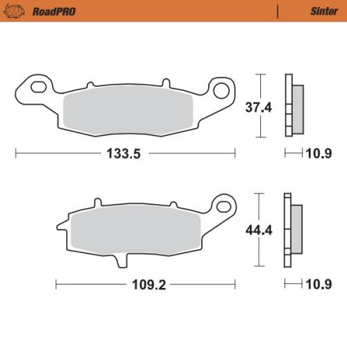 MOTO MASTER 410902, BRAKE PADS SINTER