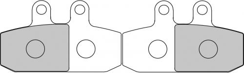 FERODO FDB2146P BRAKE PADS ORGANIC