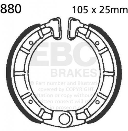 EBC 880 EBC BRAKE SHOES
