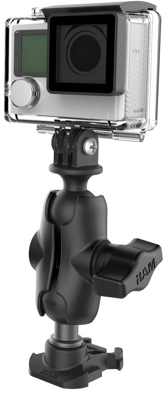 RAM MOUNTS GOPRO BASE & CAMERA ADAPTER W/ARM