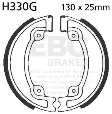 EBC H330G EBC BRAKE SHOES