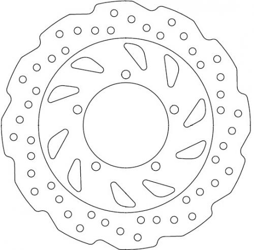 FERODO FMD0474R FIXED BRAKE DISC