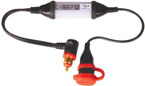 TECMATE O-104 USB CHARGER 2100MA DIN PLUG OPTIMATE - OPT10
