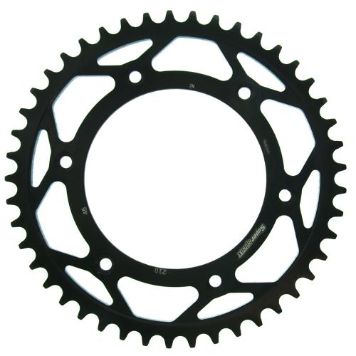 Supersprox steel rear sprocket 45T 520 pitch Black 125 RR 2T 2018–2026 RFE-210:45-BLK
