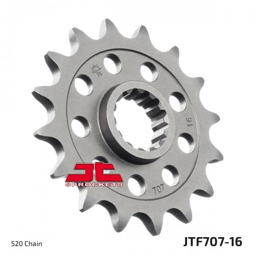 JT SPROCKETS FRONT STEEL 16T, 520 JTF070716