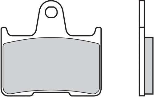 Brembo SP Rear Sintered Brake Pads for Harley Davidson / Kawasaki / Honda & More – 07KA21SP