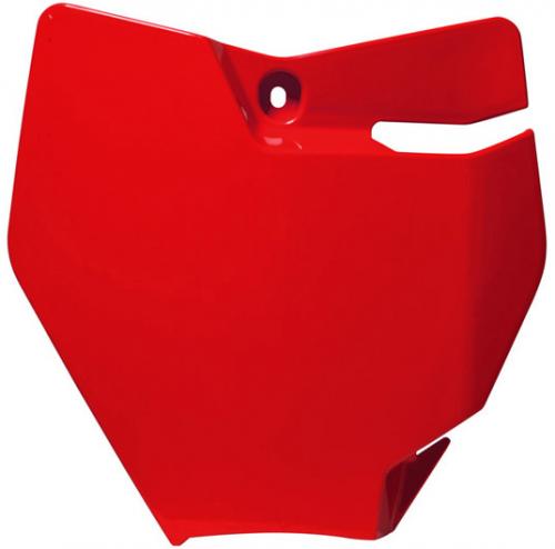 RTECH FRONT NUMBER PLATE GASGAS RED 565200102