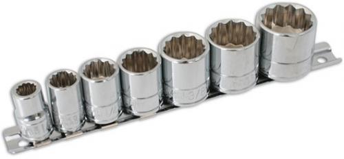 LASER TOOLS WHITWORTH SOCKET SET 3/8"D 7PC