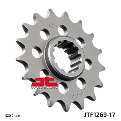 JT SPROCKETS FRONT STEEL 17T, 520 JTF126917