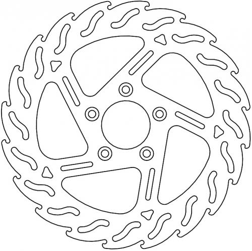 MOTO MASTER 110744, FLAME FIXED DISC 292