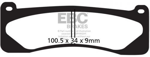 EBC GPFAX263HH EBC RACE USE ONLY DISC PADS