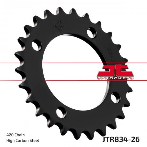 JT SPROCKETS REAR STEEL 26T, 420 JTR083426