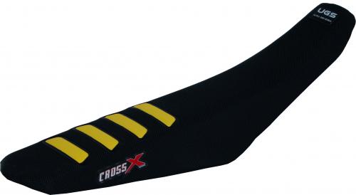 CROSS X UGS SEAT COVER, BLACK/YELLOW (COLOR WAVE) UFM3122BY