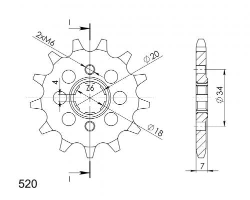 SUPERSPROX SUPERSPROX FRONT 14T SU132914