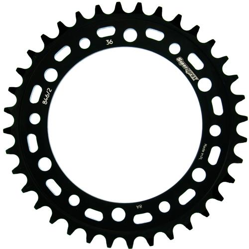 SUPERSPROX SUPERSPROX REAR STEEL 36T, BLACK, 520 SU4846236B