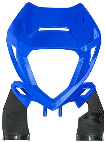 RTECH FRONT HEADLIGHT REP. PLASTIC BLEU